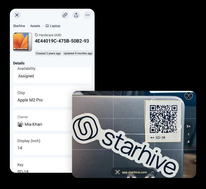 QR code & app