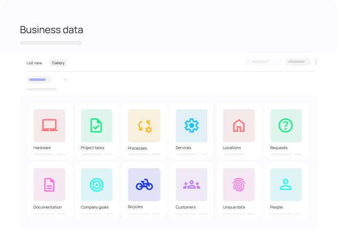 Operations management database