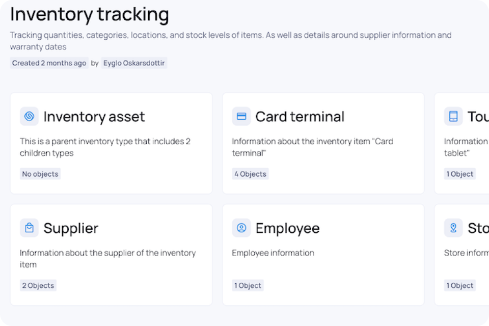 Inventory tracking